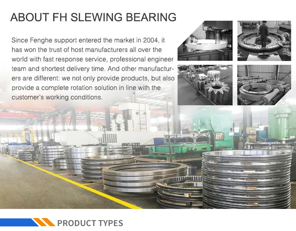 Slewing Bearing High Precision Light Industry Packing Machine Use Light Type Slewing Ring Bearing