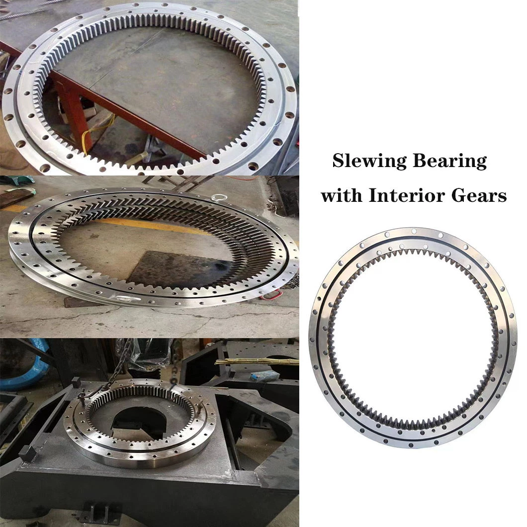 Double Row Ball Slewing Steel Rolling Pillow Block Bearing for Wheel /Turntable /Engineering Machinery/Single Row/Four Point, Wind Power Generation, Crane