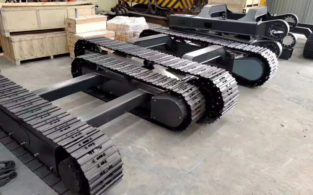 Customized Built Hydraulic Rubber Crawler Track Undercarriage for Mini Excavator