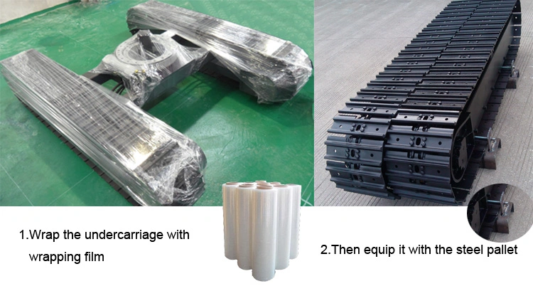 Customized Built Hydraulic Rubber Crawler Track Undercarriage for Mini Excavator