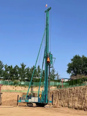 Hydraulischer Diesel-HF-Treiber in 20-Fuß-Container-Bohrgerät-Verdichtungspfahlmaschine