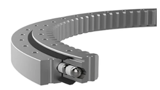 ODM verfügbares leichtes Drehkranzlager mit Außenzahnrad für LKW-Kran 012.40.1000-Form-Drehkranzlager